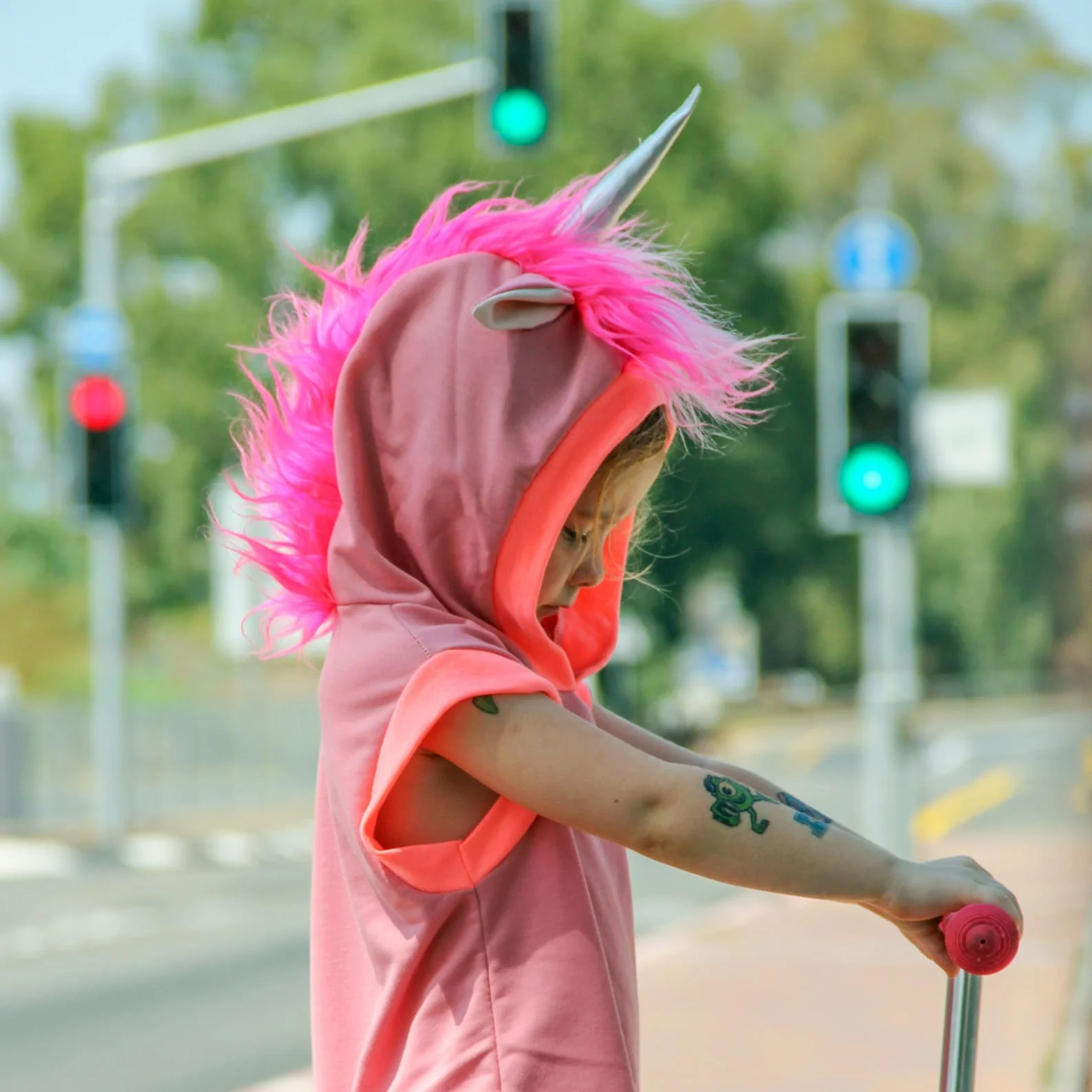 Colorful Unicorn Dress Costume for Kids and Adults - Image 4