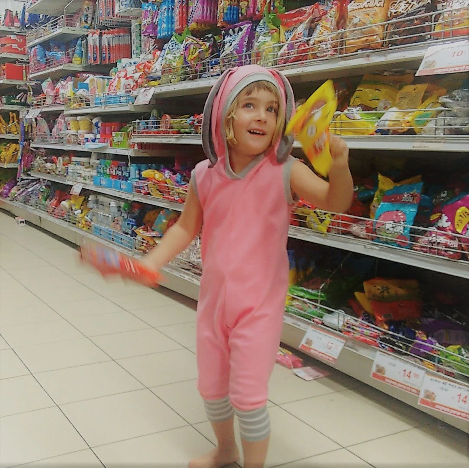 Bunny Soft Pink Romper - Image 3