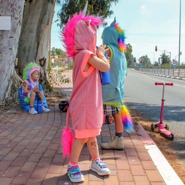 Colorful Unicorn Dress Costume for Kids and Adults