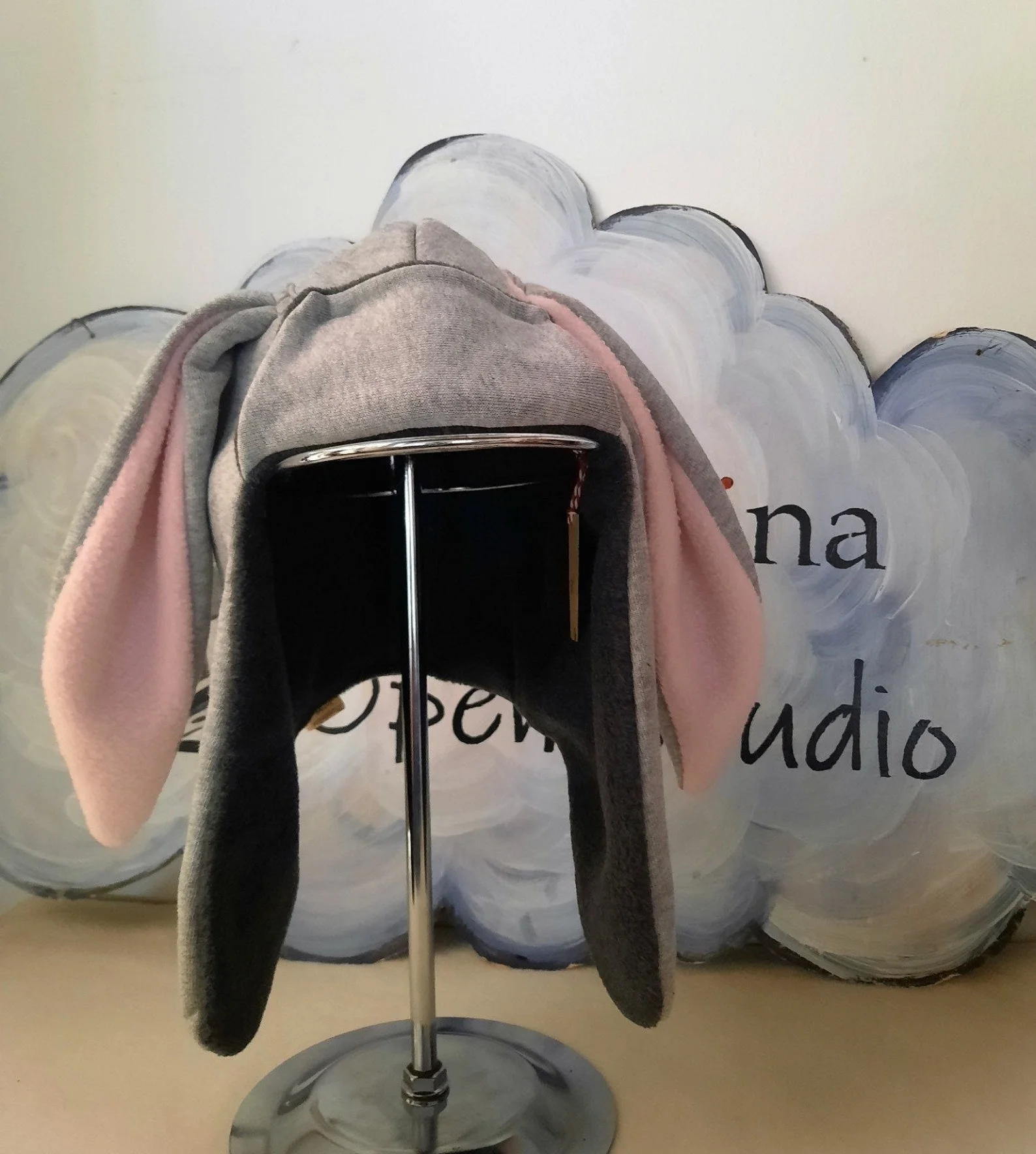 Gray Bunny Hat - Image 2