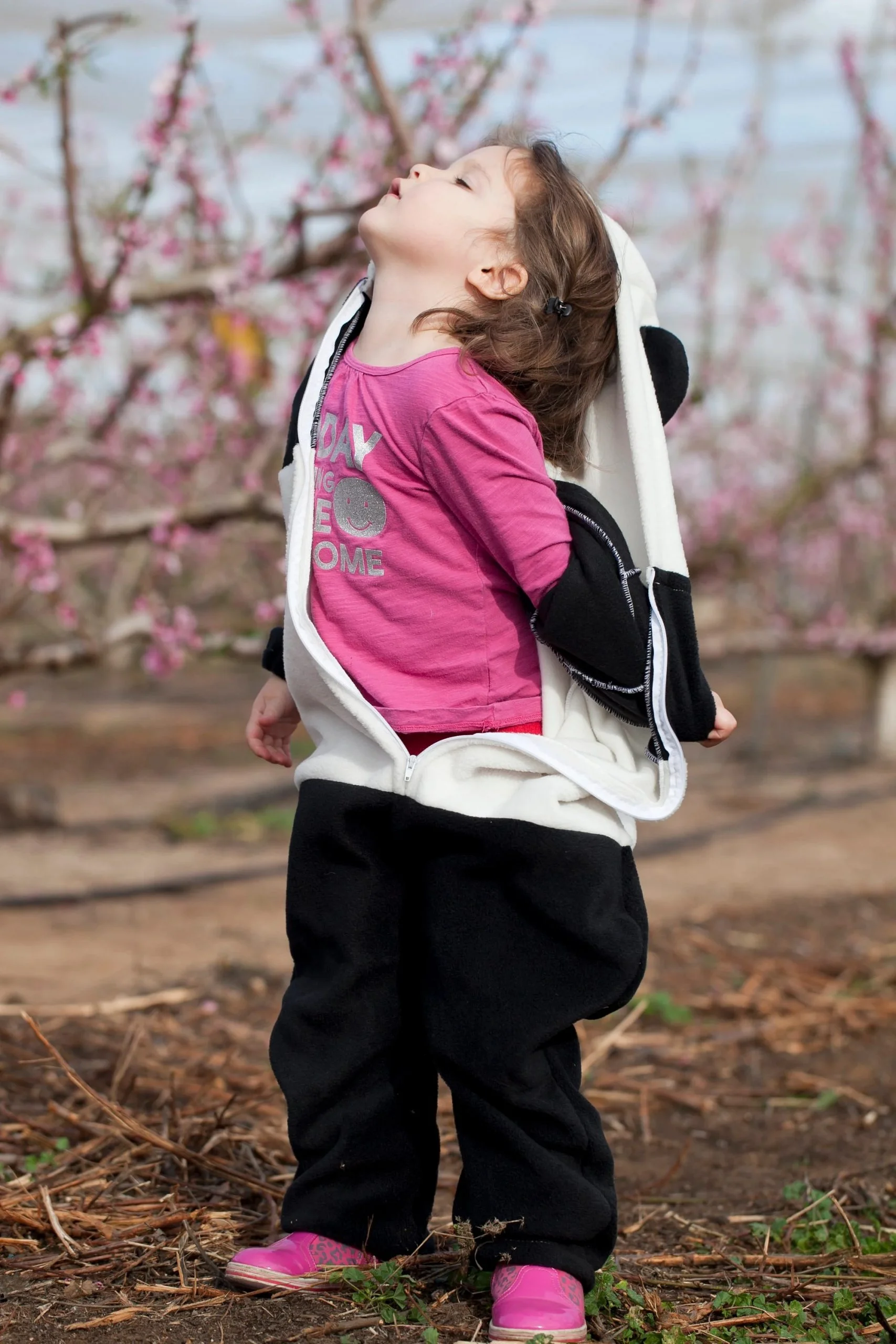 Panda Bear Jumpsuit Costume - Image 2